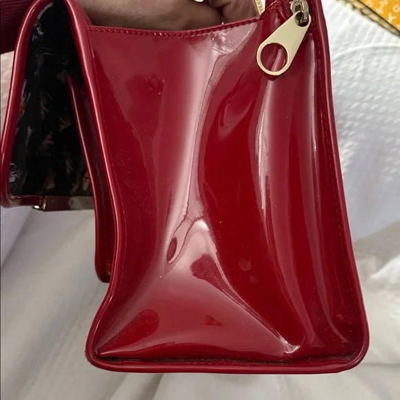 Ted Baker Deep Red Large Satchel - Picture 12 of 16